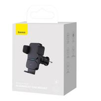 qi wireless charging - Baseus Wisdom car  mount with Qi inductive charger (black) - 10 nuotrauka