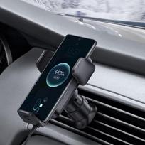 qi wireless charging - Baseus Wisdom car  mount with Qi inductive charger (black) - 11 nuotrauka