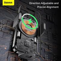 qi wireless charging - Baseus Wisdom car  mount with Qi inductive charger (black) - 13 nuotrauka