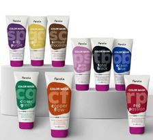 moto kauke - Fanola Color Mask dažomoji plaukų kaukė 30 ml. - Total Black - 2 nuotrauka