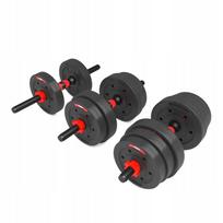 hanteliu grifas - Svorių ir grifo rinkinys HMS SGP20, 20 kg - 4 nuotrauka
