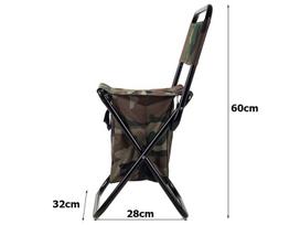 zvejo kede - Turistinė kėdė Fishing Chair Camo, ruda/žalia - 3 nuotrauka