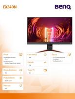 165hz monitorius - BenQ Mobiuz EX240N - 8 nuotrauka