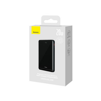 10000mah power bank - Baseus Adaman2 / 10000 mAh 30W 2 x USB/1 x C tipo V / Baltas (PPAD040002) - 6 nuotrauka