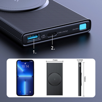 type c power bank - Joyroom JR-EC07 USB-C 10000mAh - 8 nuotrauka