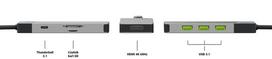 usb c hub 7in1 - GREEN CELL HUB USB-C GC Connect 3xUSB 3.1 HDMI 4K, NOAGREHUBGC01 - 6 nuotrauka