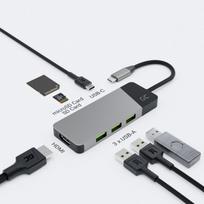 usb c hub 7in1 - GREEN CELL HUB USB-C GC Connect 3xUSB 3.1 HDMI 4K, NOAGREHUBGC01 - 7 nuotrauka