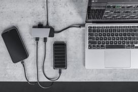 usb c hub 7in1 - GREEN CELL HUB USB-C GC Connect 3xUSB 3.1 HDMI 4K, NOAGREHUBGC01 - 9 nuotrauka