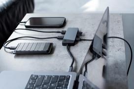 usb c hub 7in1 - GREEN CELL HUB USB-C GC Connect 3xUSB 3.1 HDMI 4K, NOAGREHUBGC01 - 10 nuotrauka
