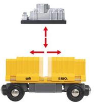 brio traukinys - Brio World Cargo Train 33982, įvairių spalvų - 3 nuotrauka