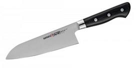 japoniskas peilis - Samura PRO-S universalus virtuvinis peilis SANTOKU 180mm - 1 nuotrauka