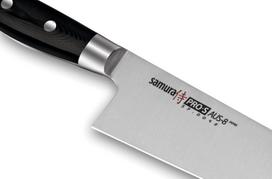 japoniskas peilis - Samura PRO-S universalus virtuvinis peilis SANTOKU 180mm - 3 nuotrauka