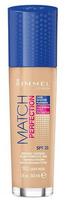 Rimmel Match Perfection makiažo pagrindas 30 ml. - 102 Light Nude