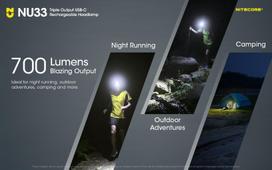 prozektoriai nitecore - Headlamp NU33 700lm NU33 - 9 nuotrauka
