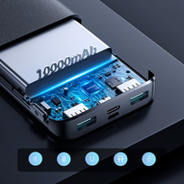joyroom power bank 10000mah - Joyroom power bank 22.5W 10000mAh PD QC3.0 AFC, PCHJRMJR_QP191 - 4 nuotrauka