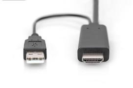 hdmi to displayport kabelis - ASSMANN AK-330111-020-S - 2 nuotrauka