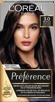 Loreal Préférence Récital ilgalaikiai plaukų dažai - 3/B Brasilia