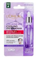 Tekstilinė vėsinanti paakių kaukė L'Oreal Revitalift Filler Hyaluronic Acid, 11 g