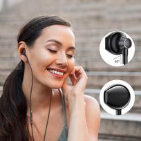 usb c laidines ausines - Joyroom JR-EC03, juoda - 6 nuotrauka