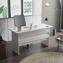 baltas stalas darbui - Kalune Design VO16 W, balta, 60 x 140 x 73.8 cm - 2 nuotrauka