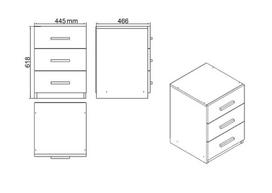 baltas stalas darbui - Kalune Design VO16 W, balta, 60 x 140 x 73.8 cm - 9 nuotrauka