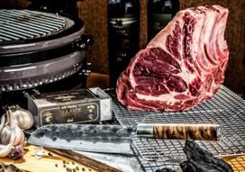 japoniskas peilis - Santoku Style De Vie VG10 Forged, medis/japoniškas plienas - 3 nuotrauka