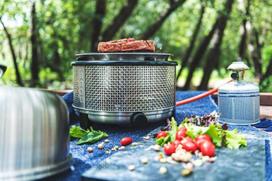 nesiojamas grilius - Cobb Barbecue Premier + Gas BBQ Ø 33 cm - 9 nuotrauka