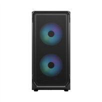 fractal design - Fractal Design Focus 2 RGB TG Clear Tint, juoda - 2 nuotrauka
