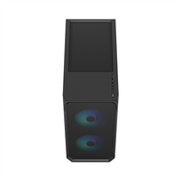 fractal design - Fractal Design Focus 2 RGB TG Clear Tint, juoda - 3 nuotrauka