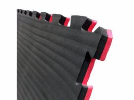 puzzle mat -  Tunturi 14TUSMA013, juoda/raudona, 104 cm x 106 cm x 2 cm - 5 nuotrauka