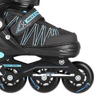 roller skates - Reguliuojamo dydžio riedučiai-pačiūžos Nils Extreme NH11912 A 2in1, juodi/mėlyni - 11 nuotrauka
