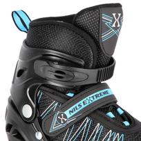 roller skates - Reguliuojamo dydžio riedučiai-pačiūžos Nils Extreme NH11912 A 2in1, juodi/mėlyni - 12 nuotrauka