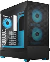fractal pop air - Fractal Design Pop Air TG RGB Cyan Core Clear Tint Black/ Blue - 1 nuotrauka