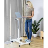 baltas stalas darbui -  Tatkraft Airlift Sit-Stand, baltas - 5 nuotrauka