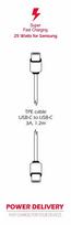 samsung usb adapteris - Swissten SW-SAM-SFC-W, USB-C, 1.2 m, balta - 4 nuotrauka
