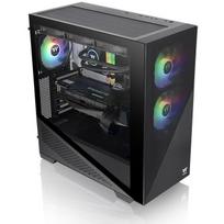 atx korpusai - Thermaltake Divider 370 TG ARGB Black, juoda - 3 nuotrauka