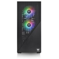 atx korpusai - Thermaltake Divider 370 TG ARGB Black, juoda - 4 nuotrauka