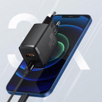 ikrovikliai type 2 - Baseus CCXJ-B02, USB Type C/USB, balta - 5 nuotrauka