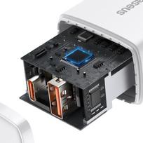 ikrovikliai type 2 - Baseus CCXJ-B02, USB Type C/USB, balta - 6 nuotrauka