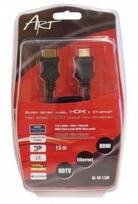 ethernet kabelis 1.5m - ART AL-10 Cable HDMI 1.5m w/Ethernet - 2 nuotrauka