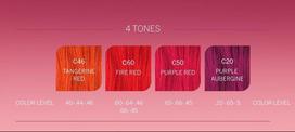 violetiniai plauku dazai - Revlon Professional Revlonissimo Cromatics plaukų dažai - C50 Purple Red - 3 nuotrauka