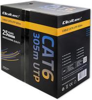 utp kabelis cat6e 305m - QOLTEC 50359 UTP network cable CAT6 305m - 4 nuotrauka