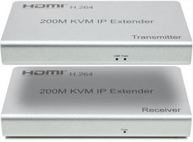 usb extender - HDMI praplėtėjas (extender) iki 200m, 1080P - 4 nuotrauka