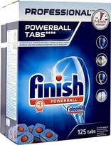 Indaplovių tabletės Finish Professional, 125 vnt.