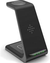 wireless charger 3in1 - Įkroviklis Tech-Protect A8 3in1, 3 x Qi Wireless, juoda - 1 nuotrauka