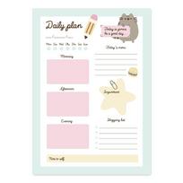 planuoklis - Dienos planuoklis PUSHEEN FOODIE - 1 nuotrauka