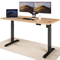 stalas desktronic -  Desktronic HOME ONE, juodas/ąžuolo - 1 nuotrauka