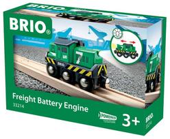 gelezinkeliams - Lokomotyvas Brio World Freight Engine 33214, žalia - 4 nuotrauka