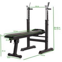 weight bench - Štangos suoliukas TUNTURI WB20 - 2 nuotrauka