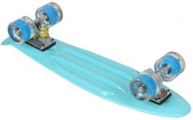 skateboard - Enero Plastic Skateboard 22'' With LED Mint 1007366 - 5 nuotrauka